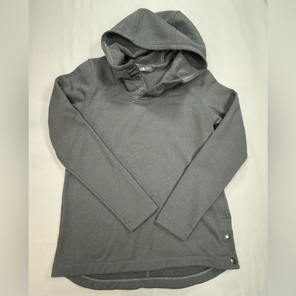 The North Face Women's Gray Hooded Pullover Sweatshirt